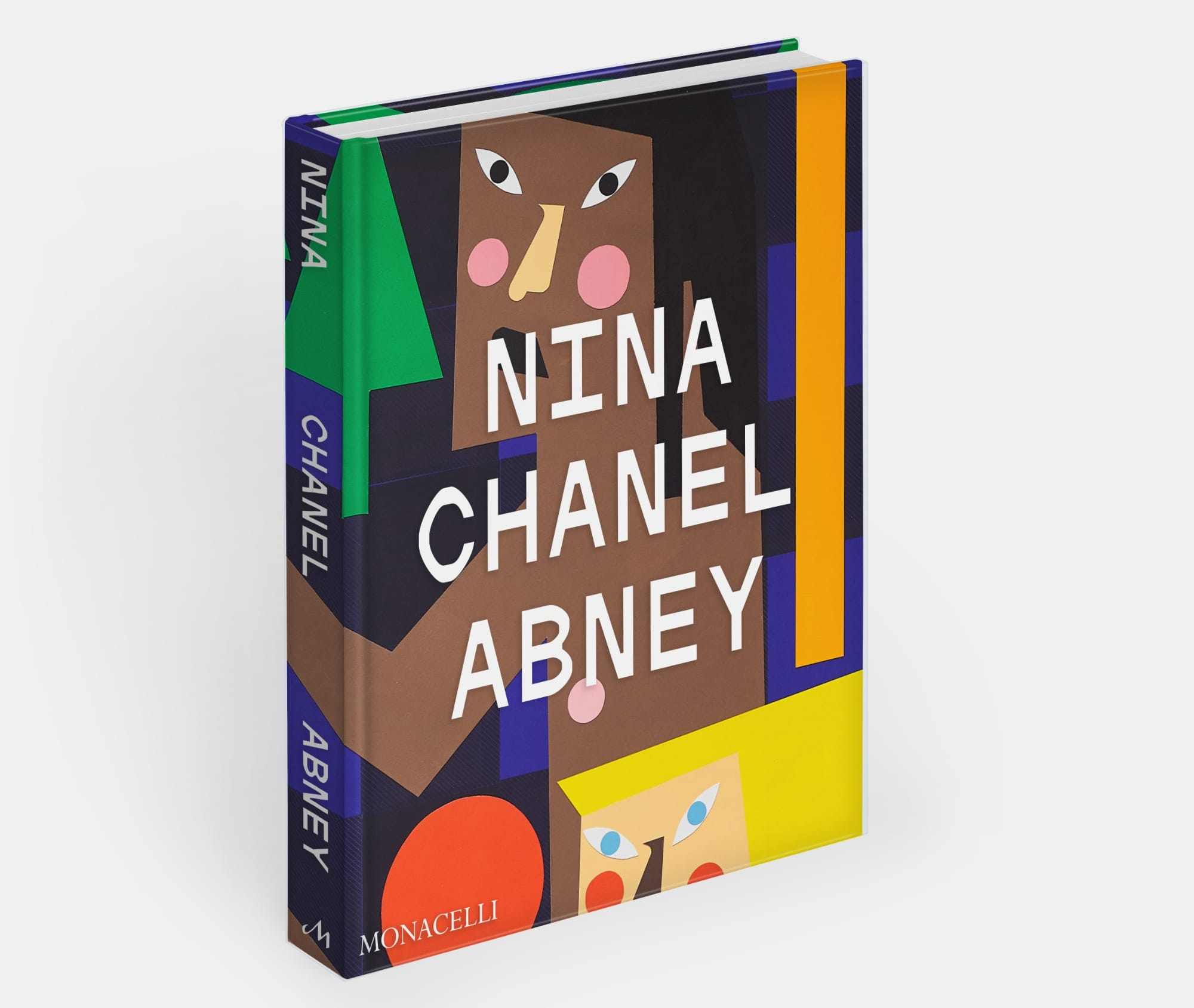 the cover of a nina chanel abney book published by phaidon